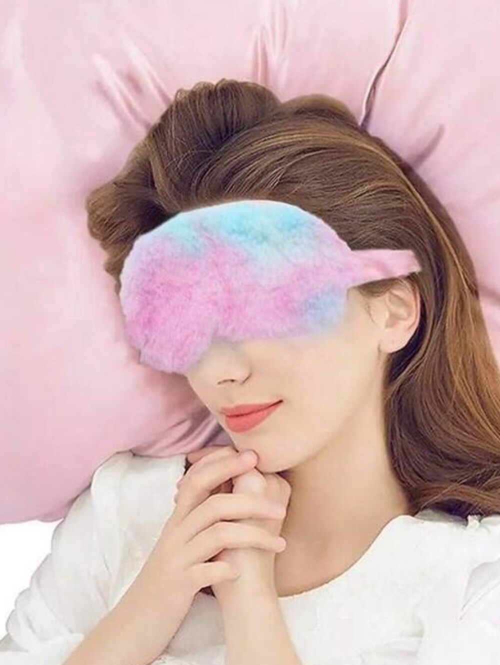 Tie Dye Plush Sleep Mask - Picture 2 of 8